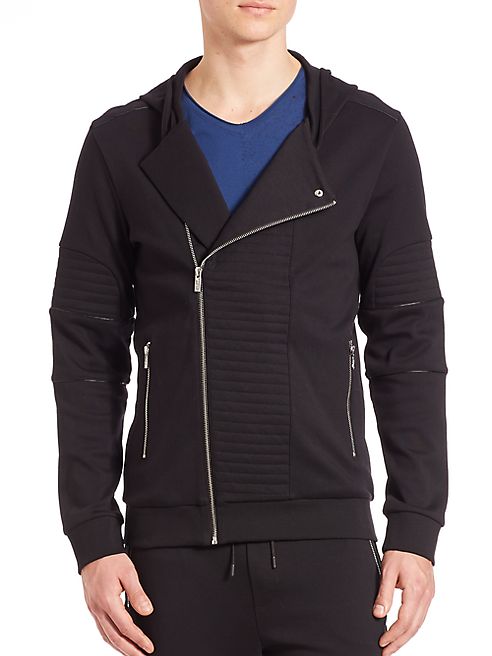 HUGO BOSS - Cotton Zip-Front Jacket