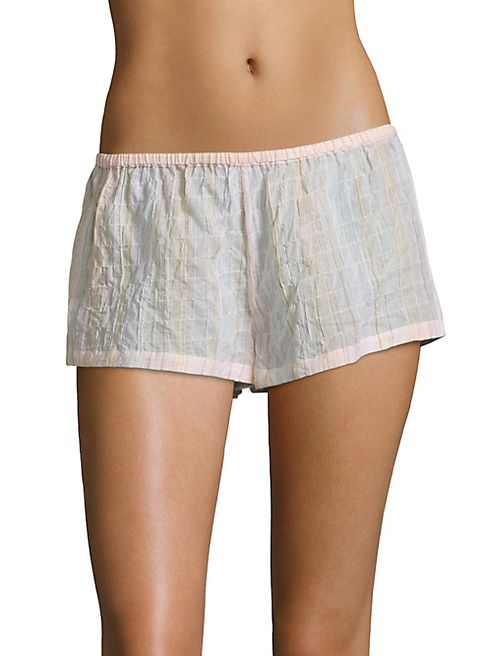 SKIN - Crinkle Cotton Shorts