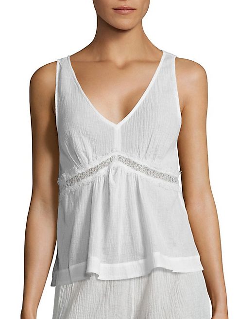 SKIN - Gauze Lace Tank