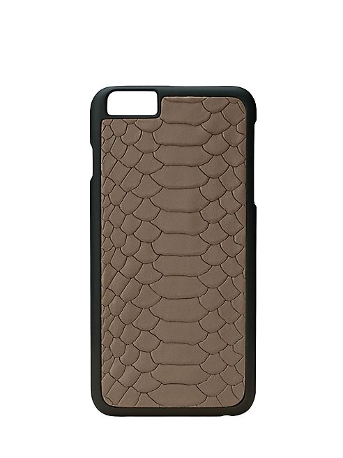 GiGi New York - Full-Grain Python Embossed Leather iPhone 6/6S Plus Case