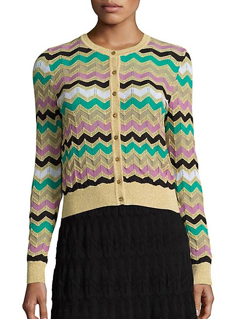 M Missoni - Ombre Zigzag Cardigan