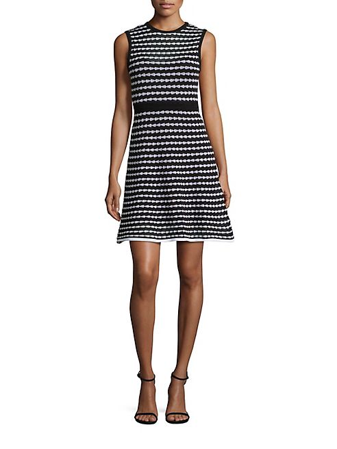 M Missoni - Horizontal Zigzag A-Line Dress