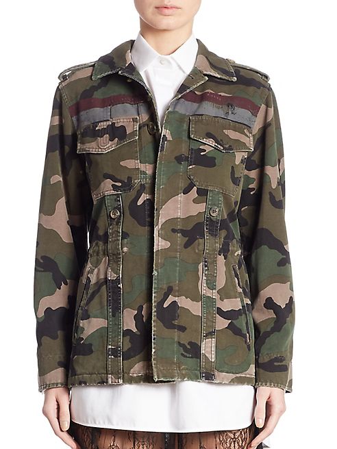 Valentino - Camouflage Printed Jacket