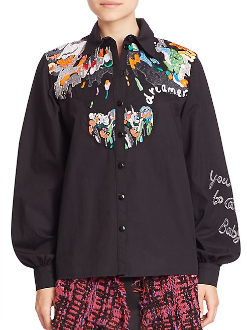 Roberta Einer - Dreamer Embroidered Shirt