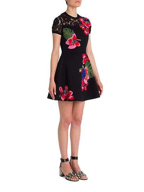 Valentino - Tropical Dream Knit Dress