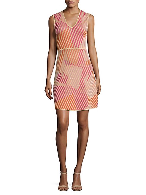 M Missoni - Geometric Jacquard Shift Dress