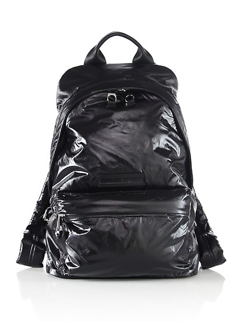 McQ Alexander McQueen - Wet Look Nylon Backpack