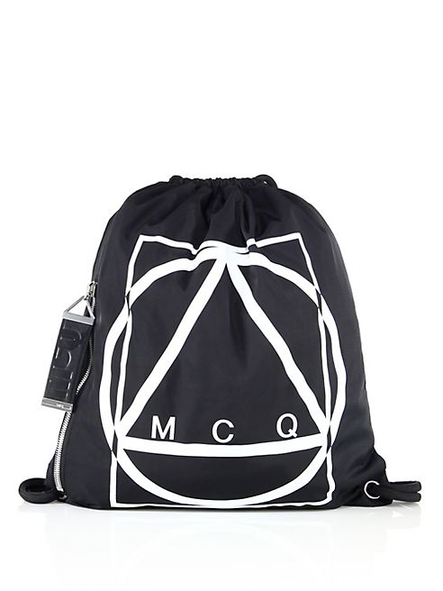 McQ Alexander McQueen - Printed Drawstring Rucksack