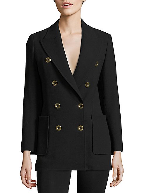 Chloé - Double Breasted Wool Jacket