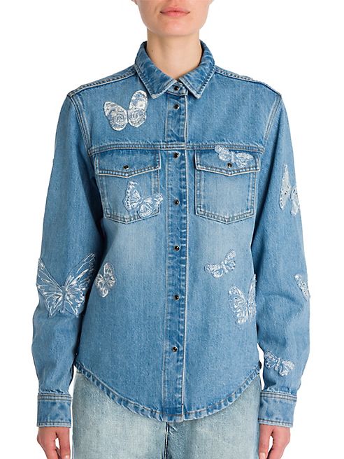 Valentino - Butterfly Denim Shirt