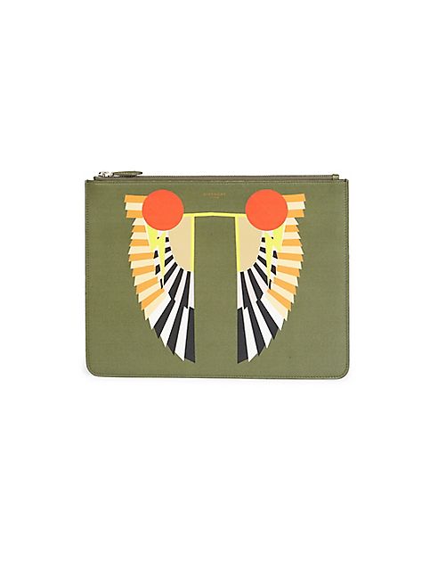 Givenchy - Egyptian Wings Leather Pouch