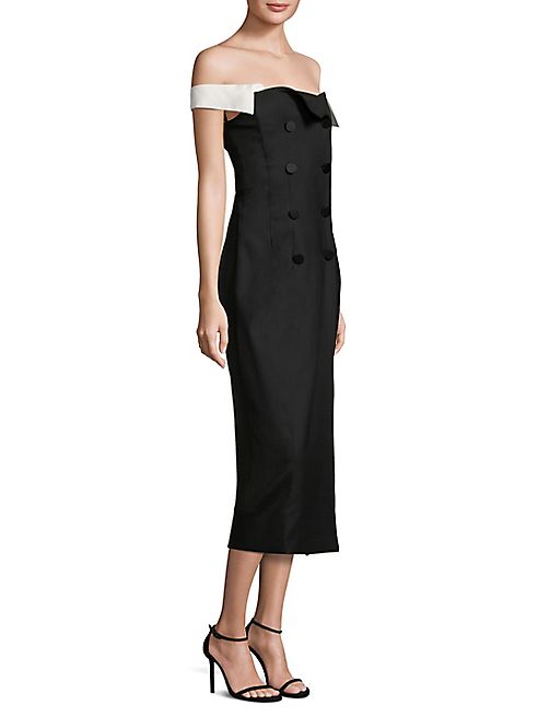 Monse - Stretch Tuxedo Dress