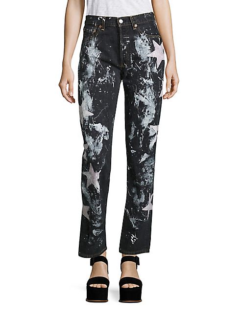 Rialto Jean Project - Vintage 501 Splatter Star Boyfriend Jeans