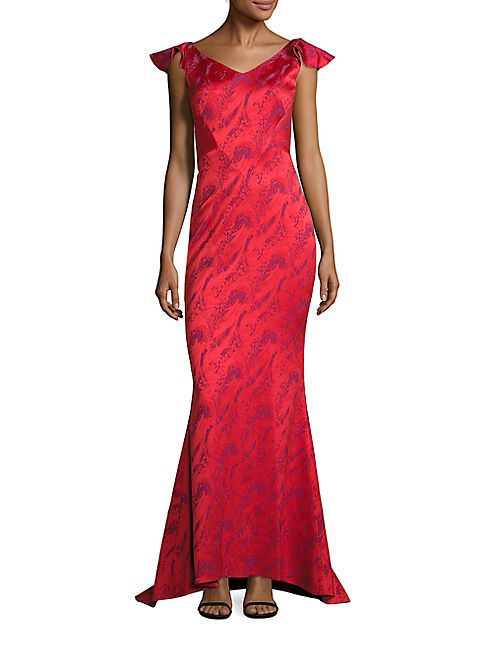 Zac Posen - Patterned Mermaid Gown