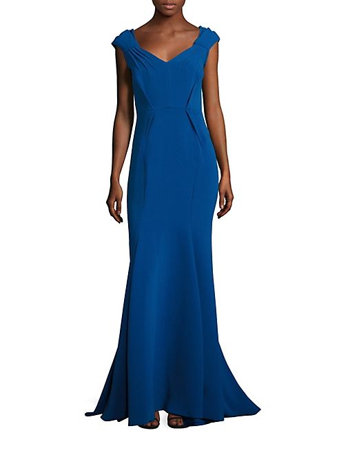 Zac Posen - Cap-Sleeve Mermaid Gown