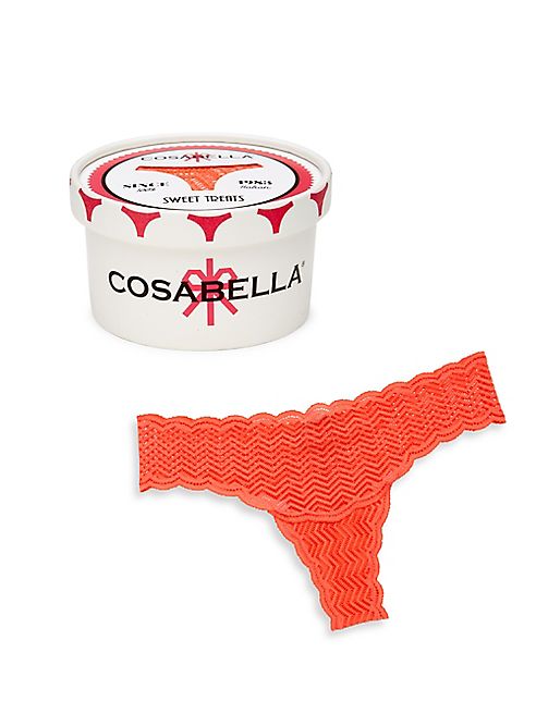 Cosabella - Sweet Treat Geometric Lace Thong