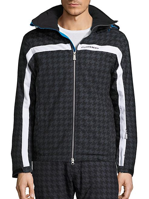 J. Lindeberg Ski - Sitkin Waterproof Houndstooth Jacket