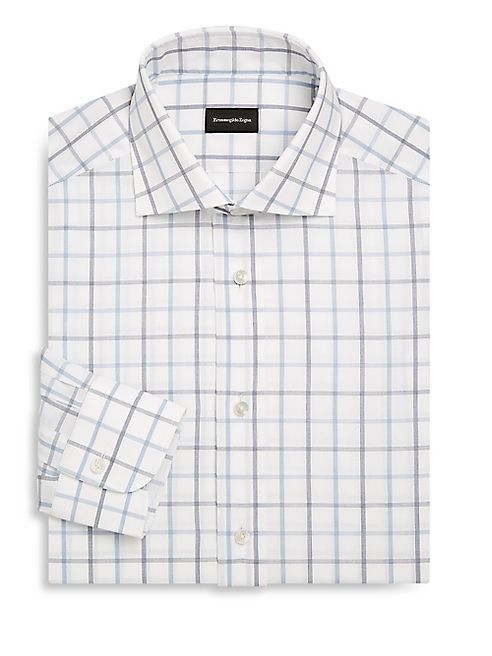 Ermenegildo Zegna - Regular Fit Check Pattern Dress Shirt