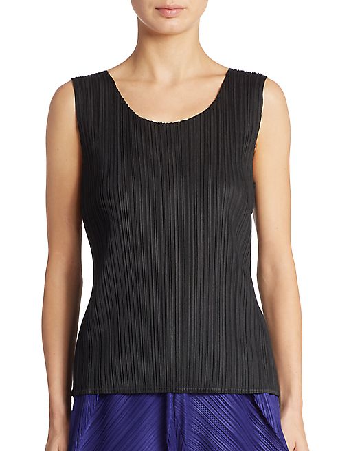 Pleats Please Issey Miyake - Pleated Tank Top