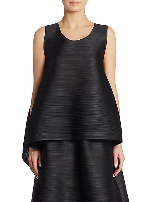 Pleats Please Issey Miyake - Solid Bounce Tank