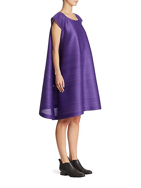 Pleats Please Issey Miyake - Cap Sleeve Bounce Dress