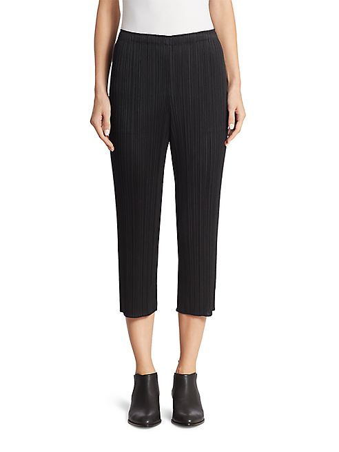 Pleats Please Issey Miyake - Cropped Skinny Pants