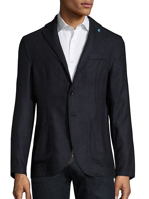 Eidos - In Esilio Augusto Unconstructed Wool Blend Sport Jacket