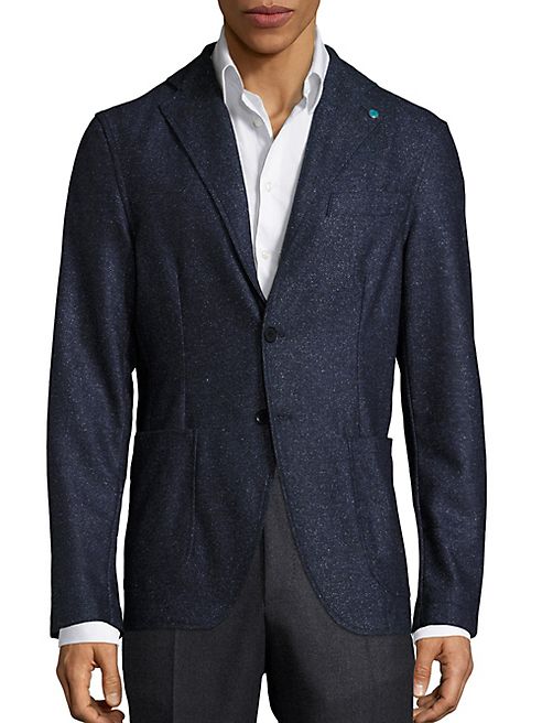 Eidos - Augusto Unconstructed Wool Blend Sport Jacket