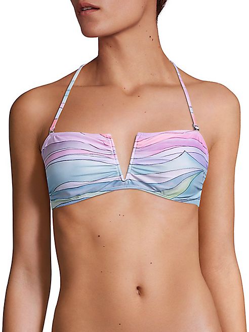 Mara Hoffman - Waves Reversible Bikini Top