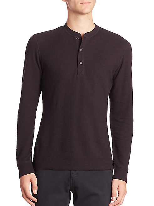 Billy Reid - Slim-Fit Ribbed Henley