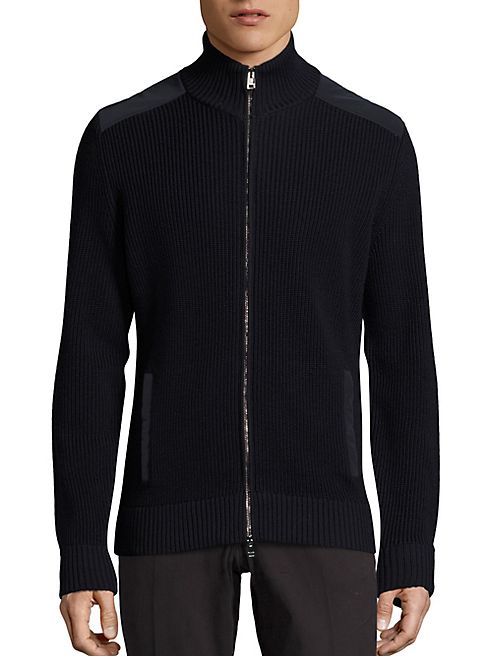 Pal Zileri - Merino Wool Zip-Front Sweater