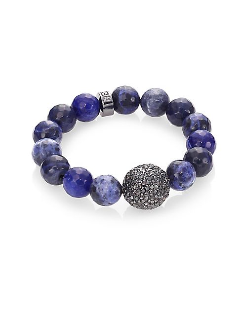 Nest - Sodalite Beaded Stretch Bracelet