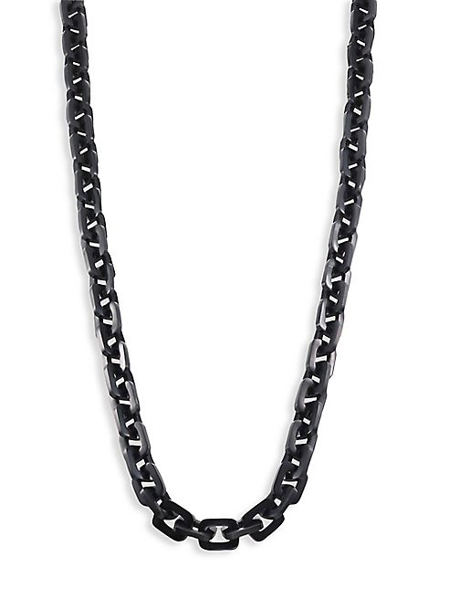 Nest - Square-Link Horn Necklace