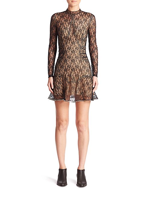 Alexander Wang - Ladder-Seam Drop-Waist Mini Dress