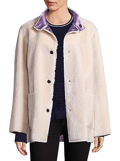 Opening Ceremony - Culver Reversible Faux Fur Coat