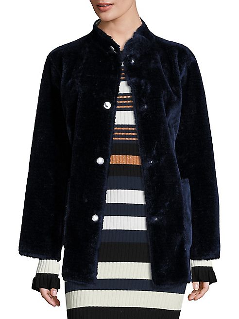 Opening Ceremony - Culver Faux Fur Reversible Coat