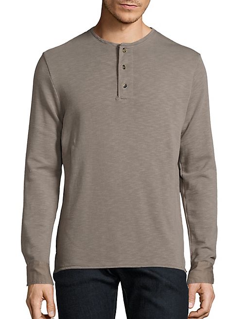 Eidos - In Esilio Walnut Binded Placket Henley