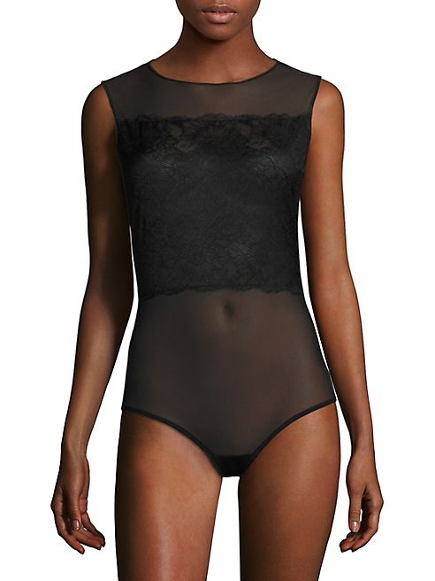 Wolford - Lace & Tulle Bodysuit