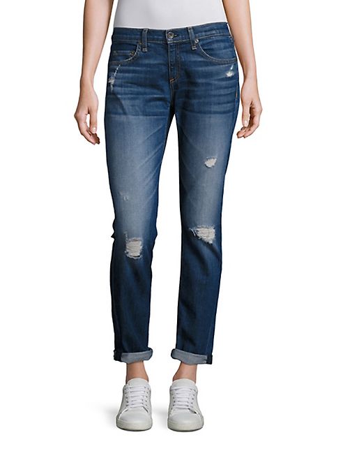 rag & bone/JEAN - Dre Distressed Boyfriend Jeans