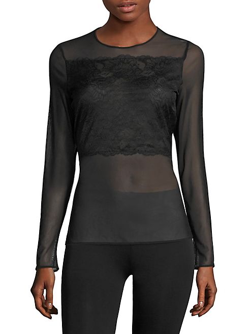 Wolford - Tulle & Lace Pullover