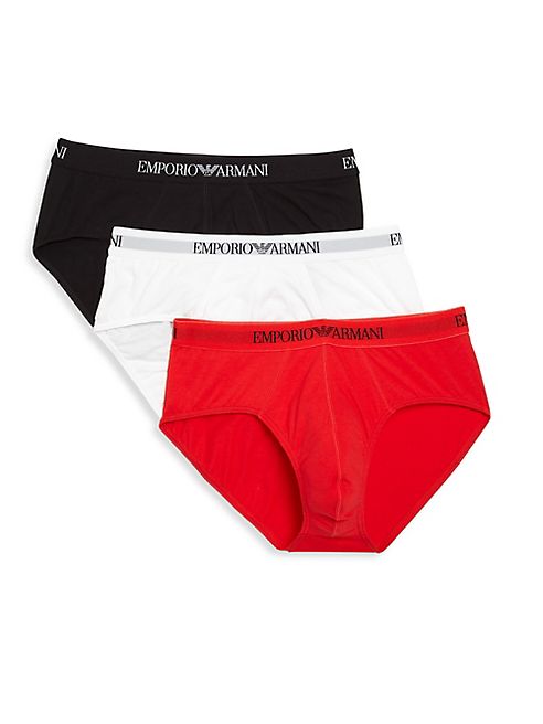 Emporio Armani - Genuine Cotton Briefs, 3-Pack