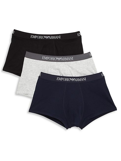 Emporio Armani - Genuine Cotton Trunks, 3-Pack