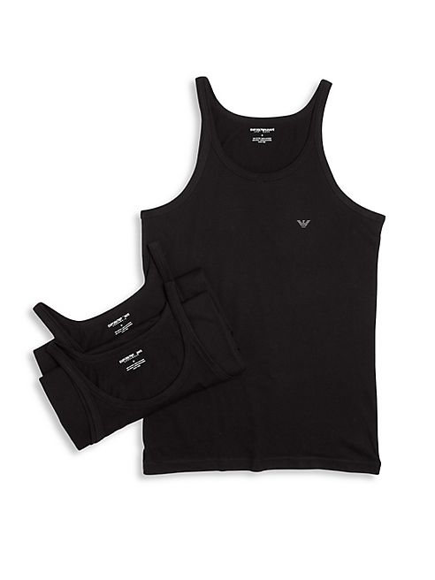 Emporio Armani - Genuine Cotton Tank Tops, 3-Pack