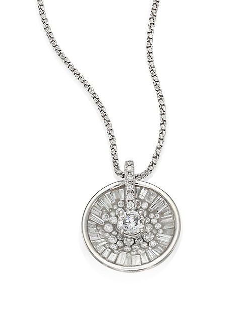 Plevé - Opus Diamond & 18K White Gold Pendant Necklace