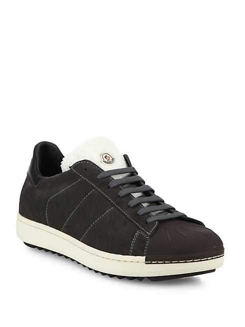 Moncler - Lace-Up Leather Sneakers