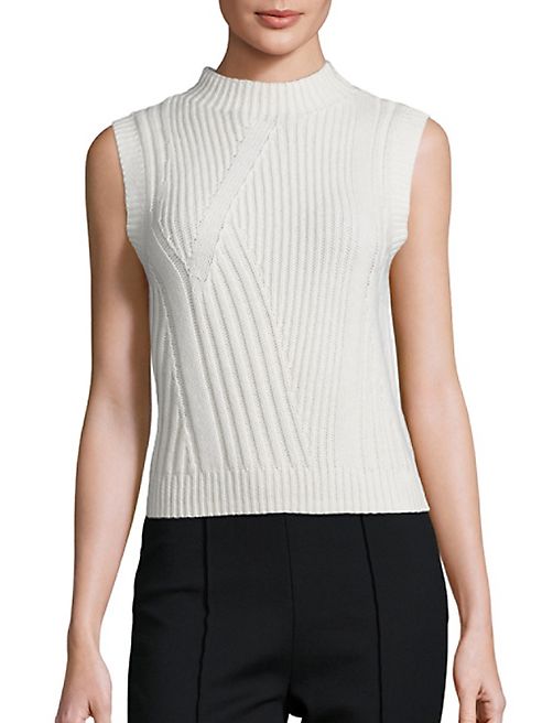 Diane von Furstenberg - Ediva Wool & Cashmere Rib-Knit Sweater