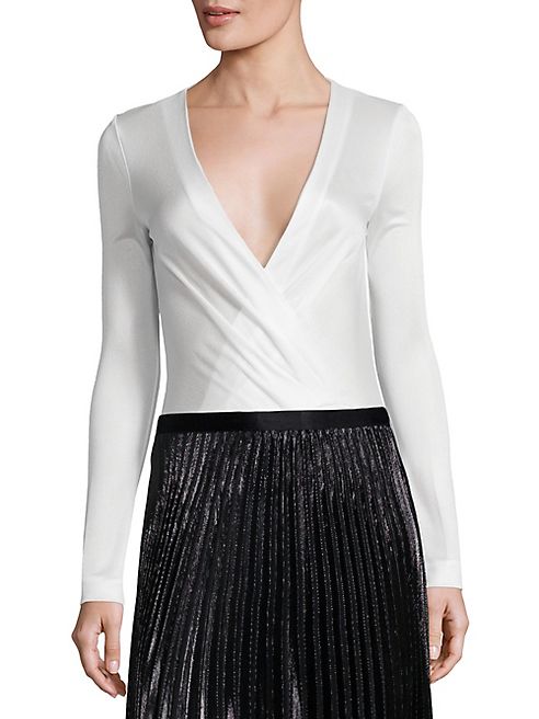 Diane von Furstenberg - Lala Surplice Bodysuit