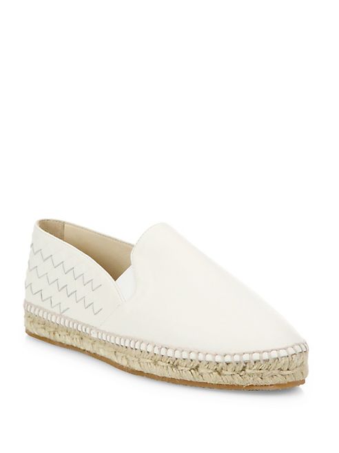 Bottega Veneta - Intrecciato Leather Espadrilles