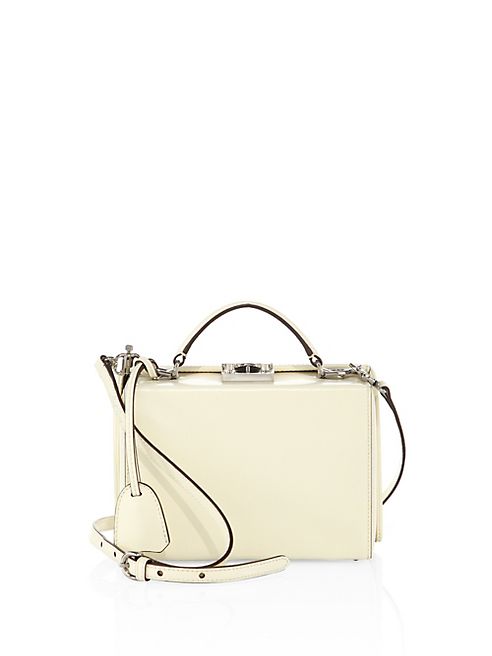 Mark Cross - Grace Small Leather Box Crossbody Bag