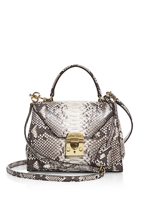 Mark Cross - Hadley Baby Python Satchel